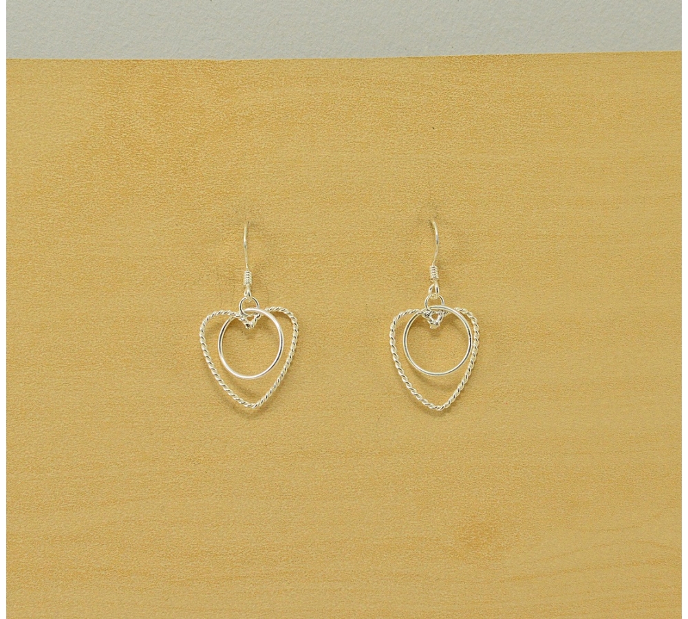S0264 Plain Silver Earring