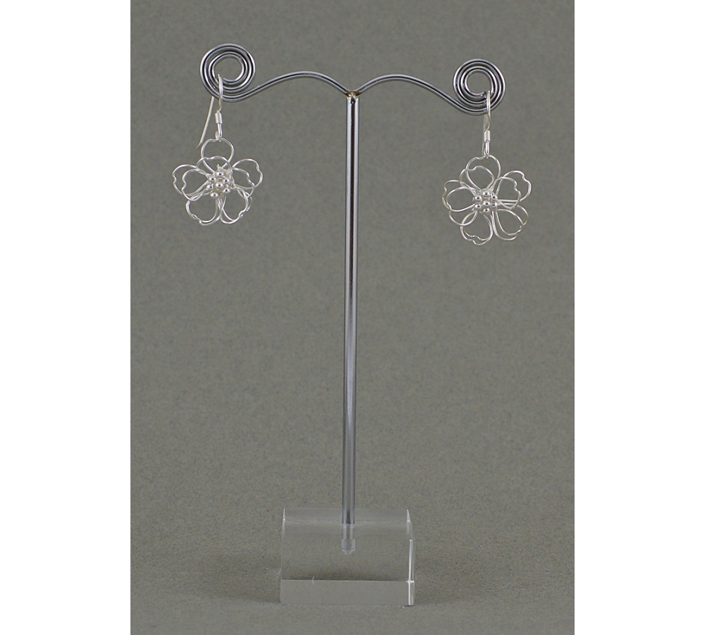 S0263 Plain Silver Earring