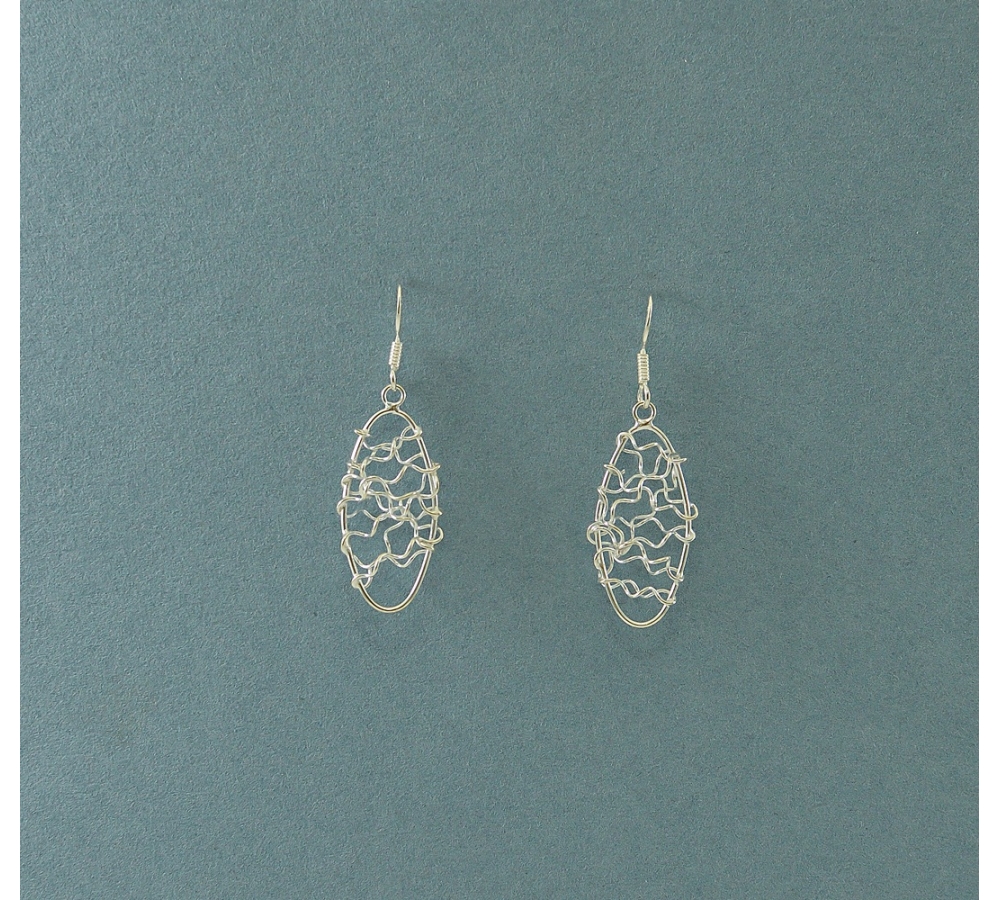 S0246 Plain Silver Earring
