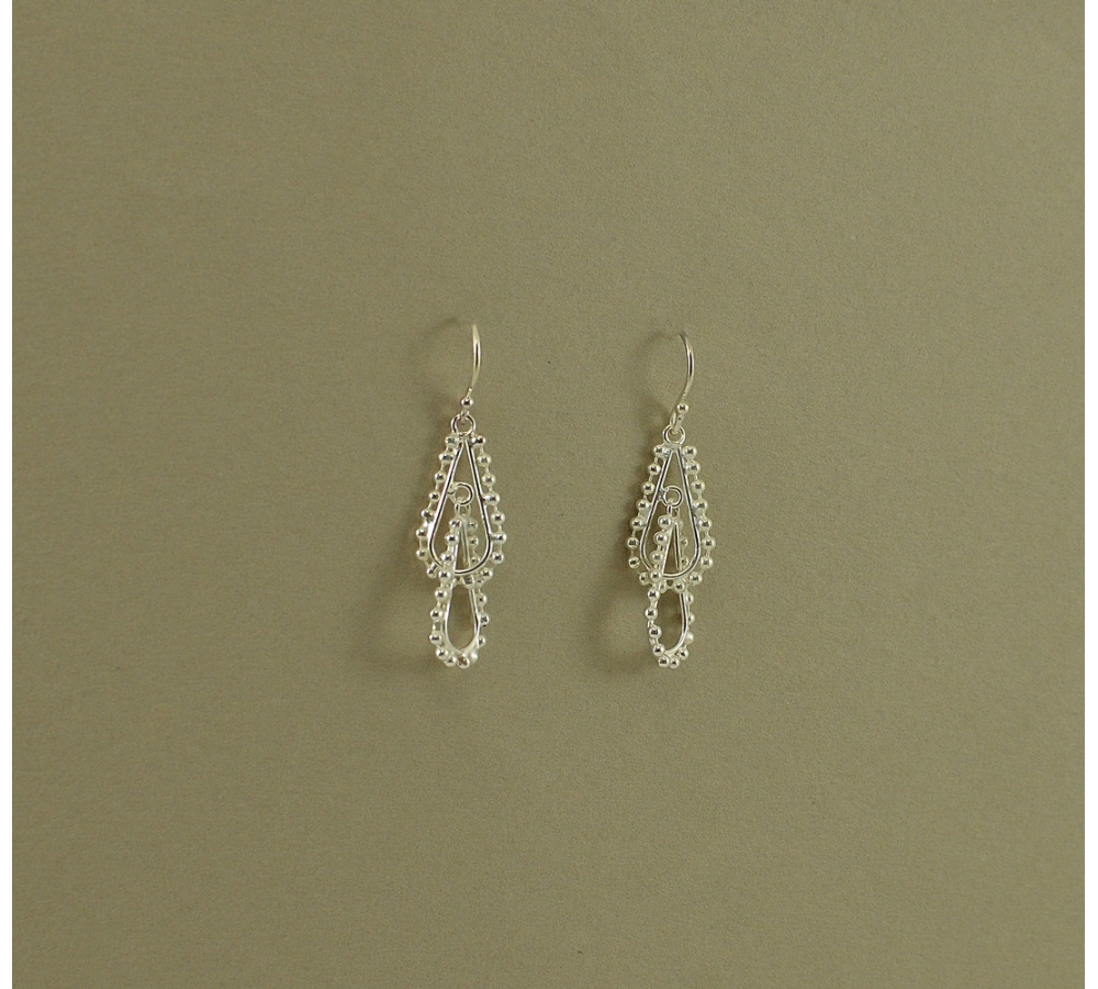 S0237 Plain Silver Earring