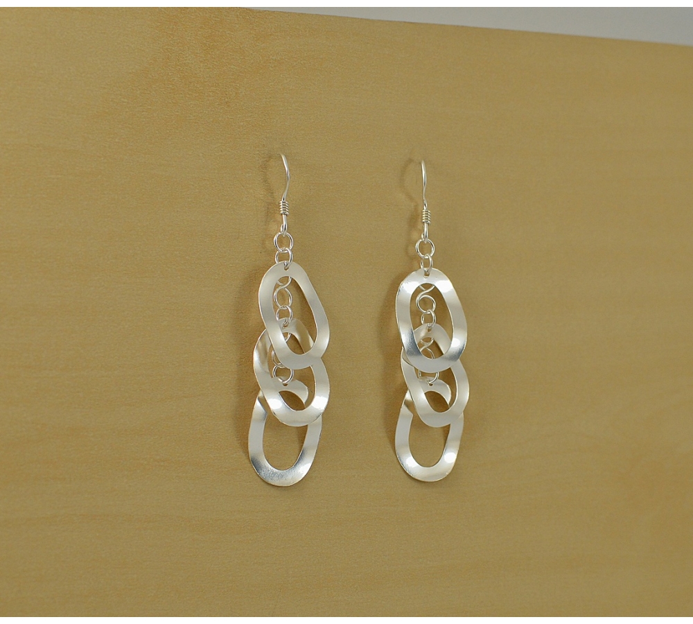 S0235 Plain Silver Earring
