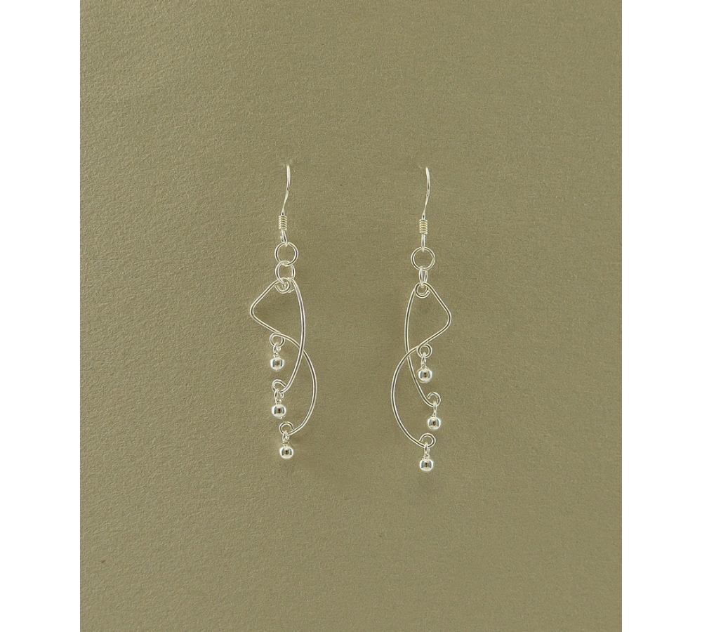 S0223 Plain Silver Earring