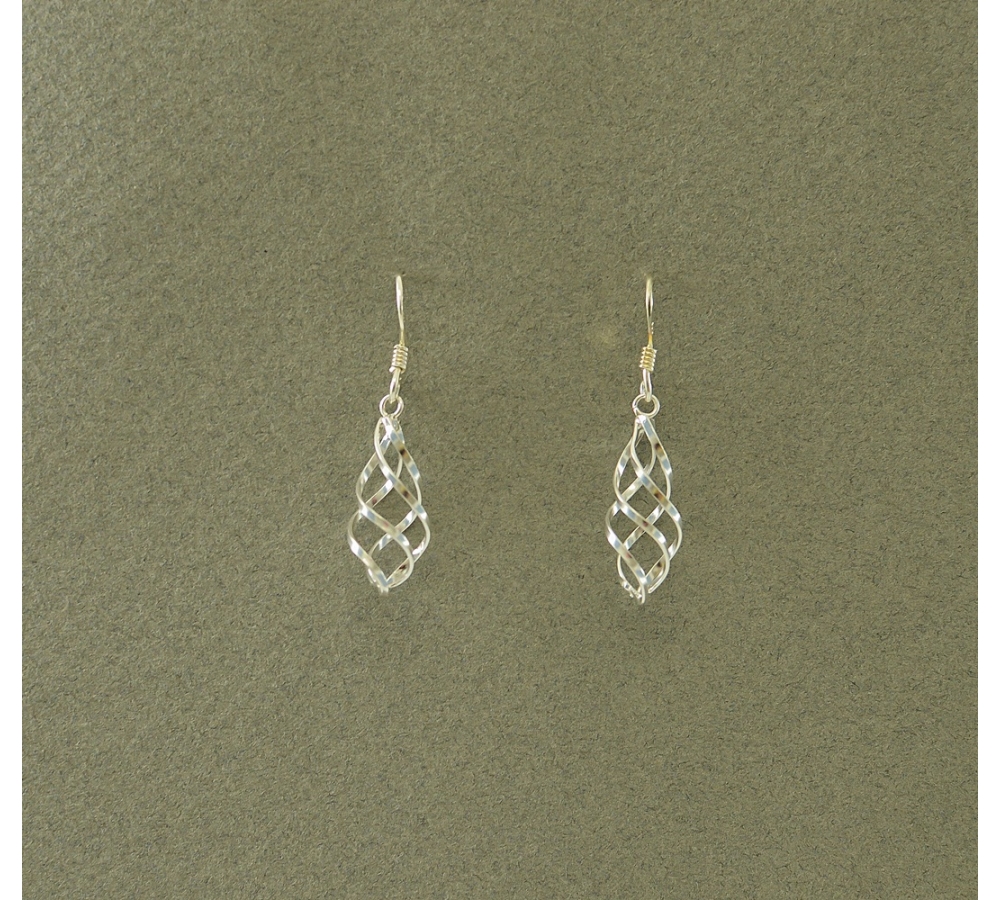 S0224 Plain Silver Earring
