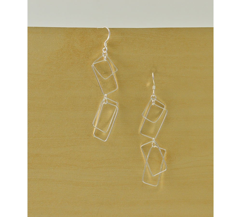 S0222 Plain Silver Earring