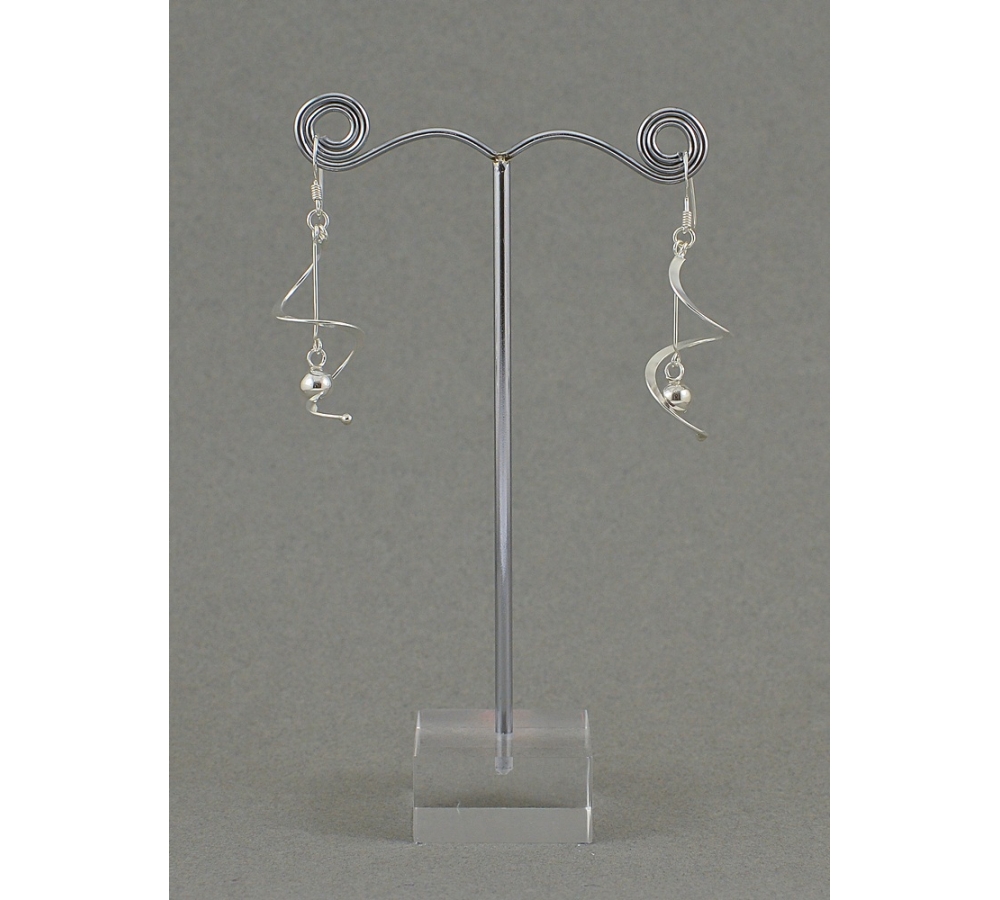 S0217 Plain Silver Earring