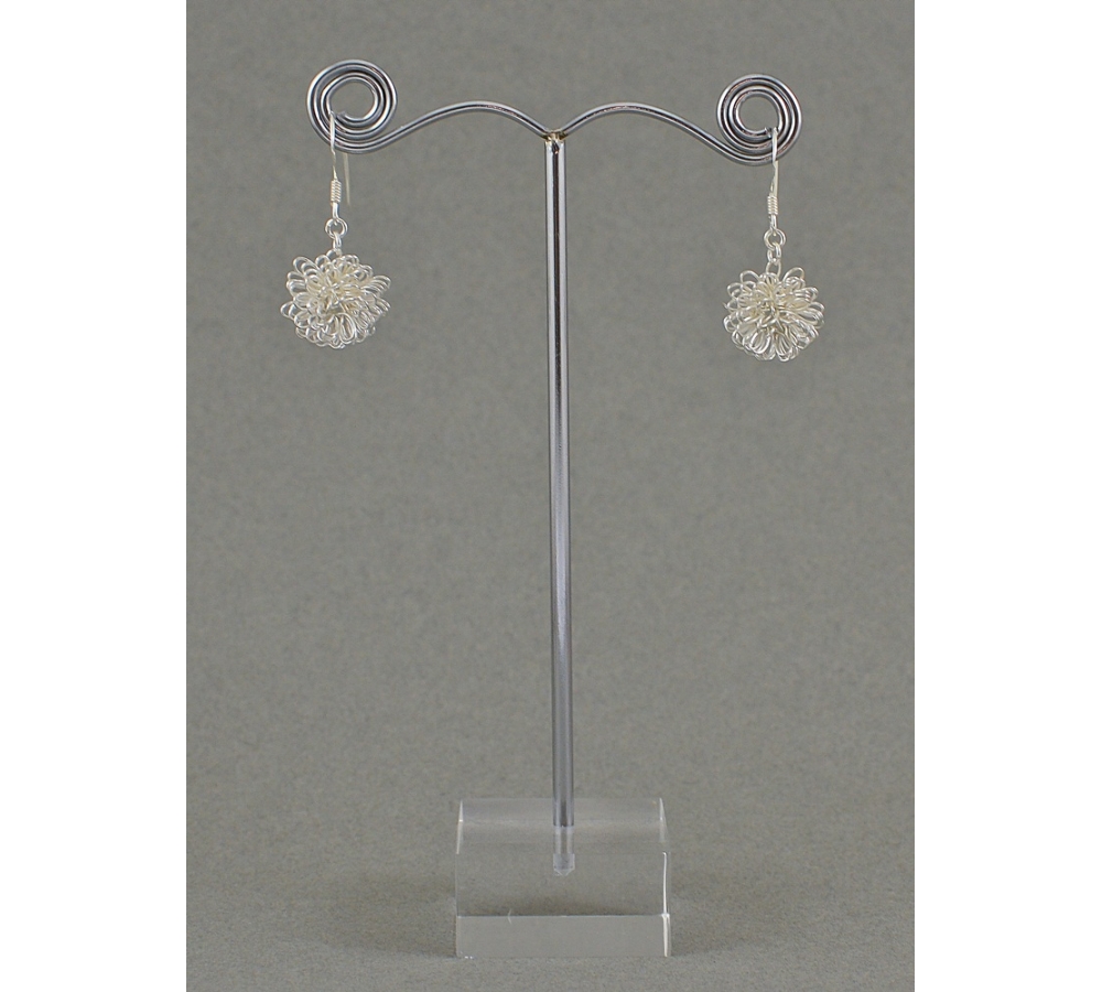 S0216 Plain Silver Earring