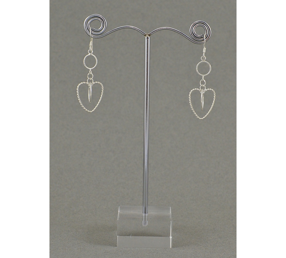 S0211 Plain Silver Earring