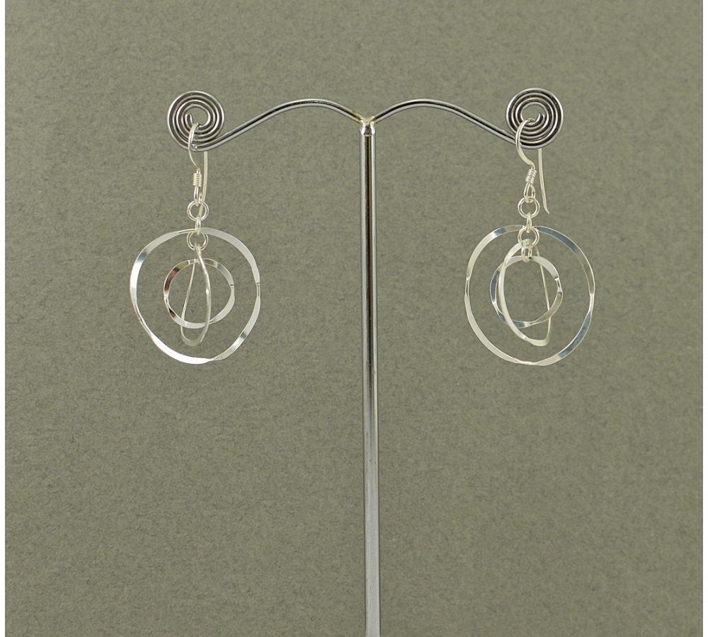 S0207 Plain Silver Earring