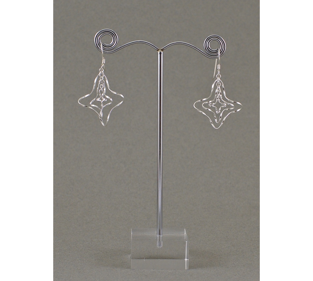 S0193 Plain Silver Earring
