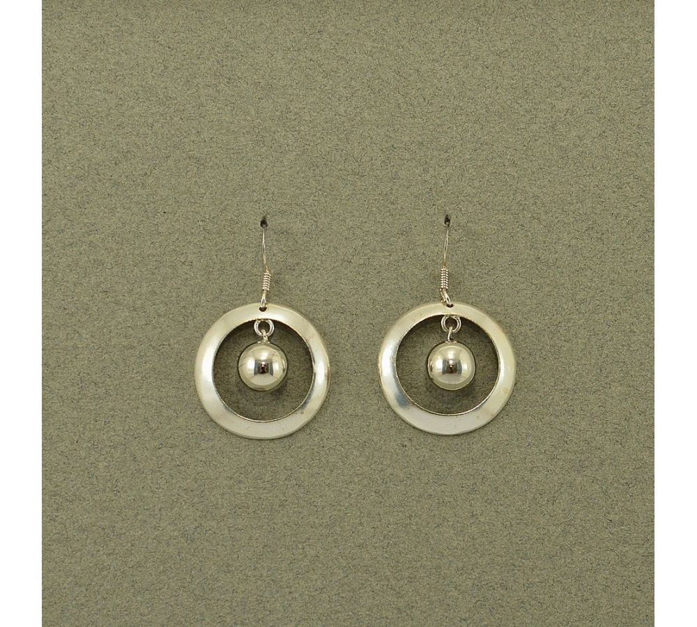S0180 Plain Silver Earring