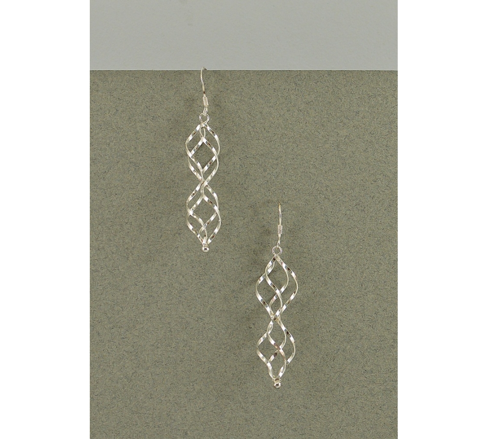 S0175 Plain Silver Earring