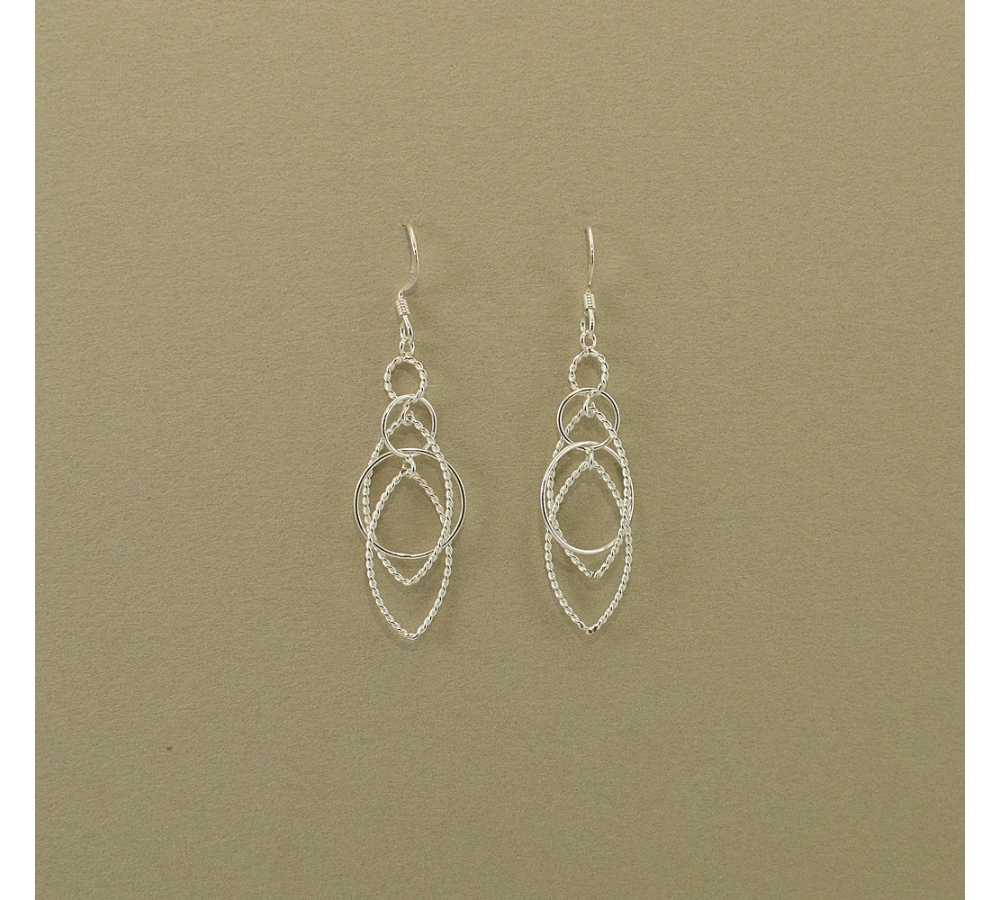 S0174 Plain Silver Earring