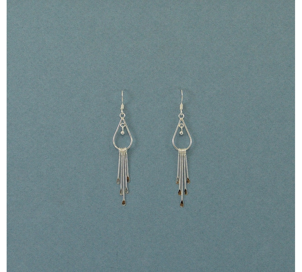 S0170 Plain Silver Earring
