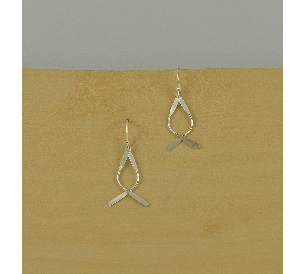 S0169 Plain Silver Earring