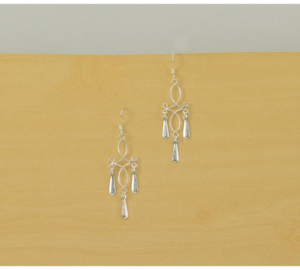S0168 Plain Silver Earring