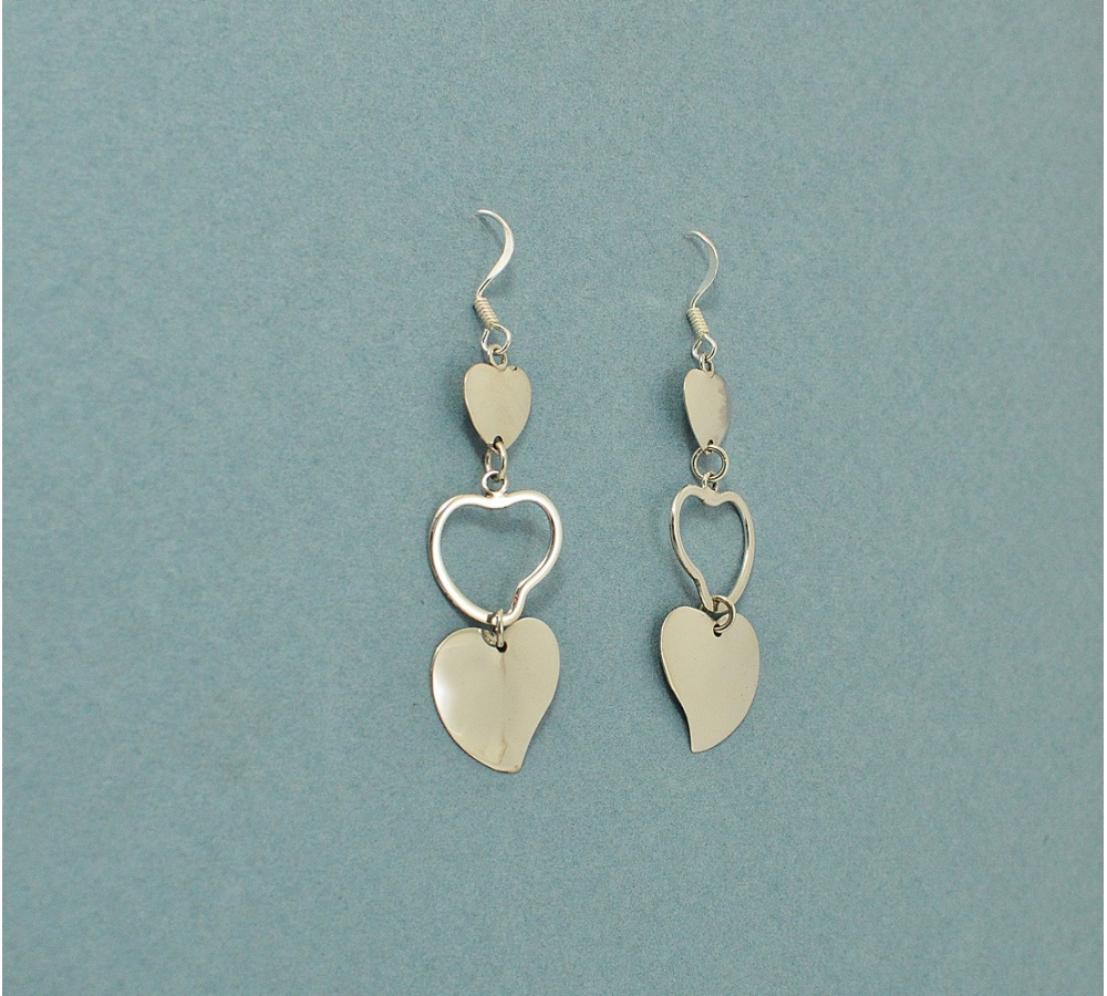 S0164 Plain Silver Earring