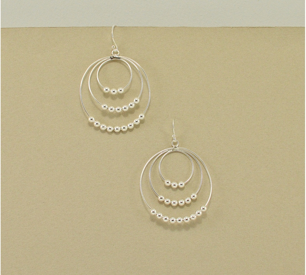 S0162 Plain Silver Earring