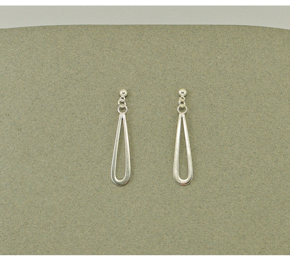 S0159 Plain Silver Earring