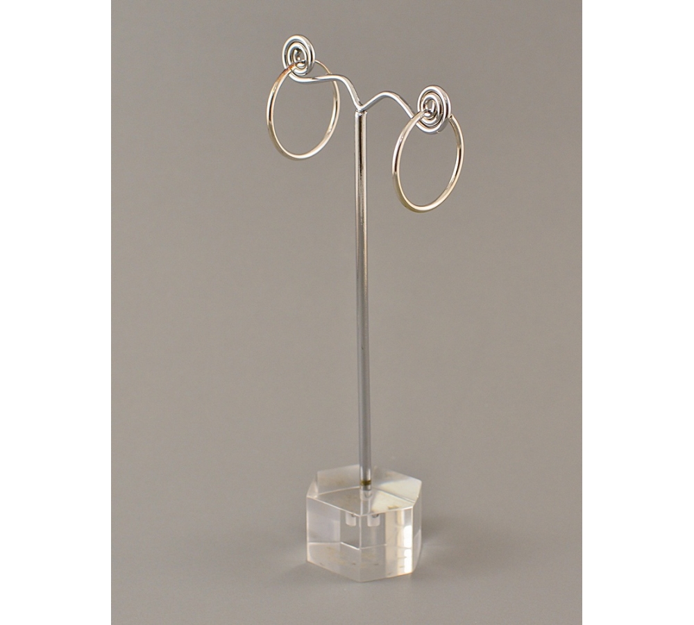 S0123 Plain Silver Earring