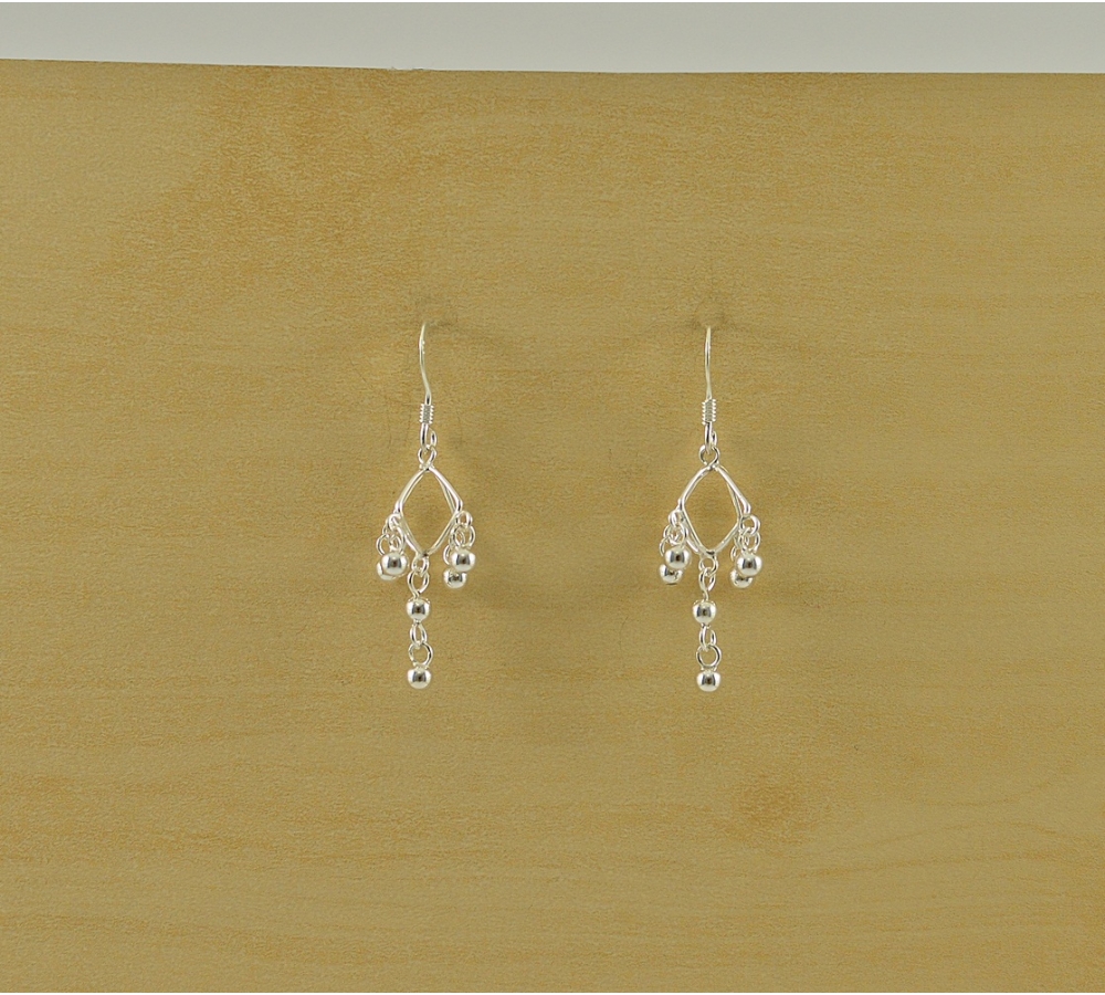 S0102 Plain Silver Earring