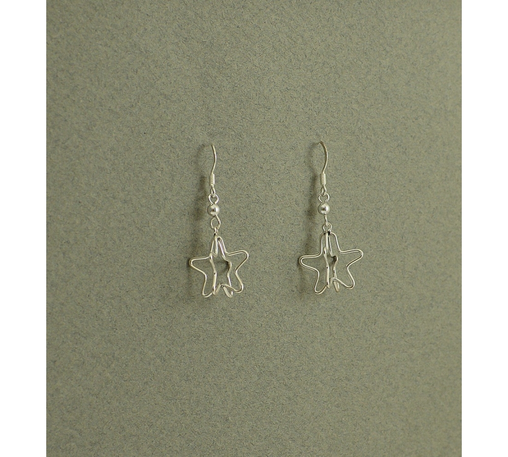 S0057 Plain Silver Earring