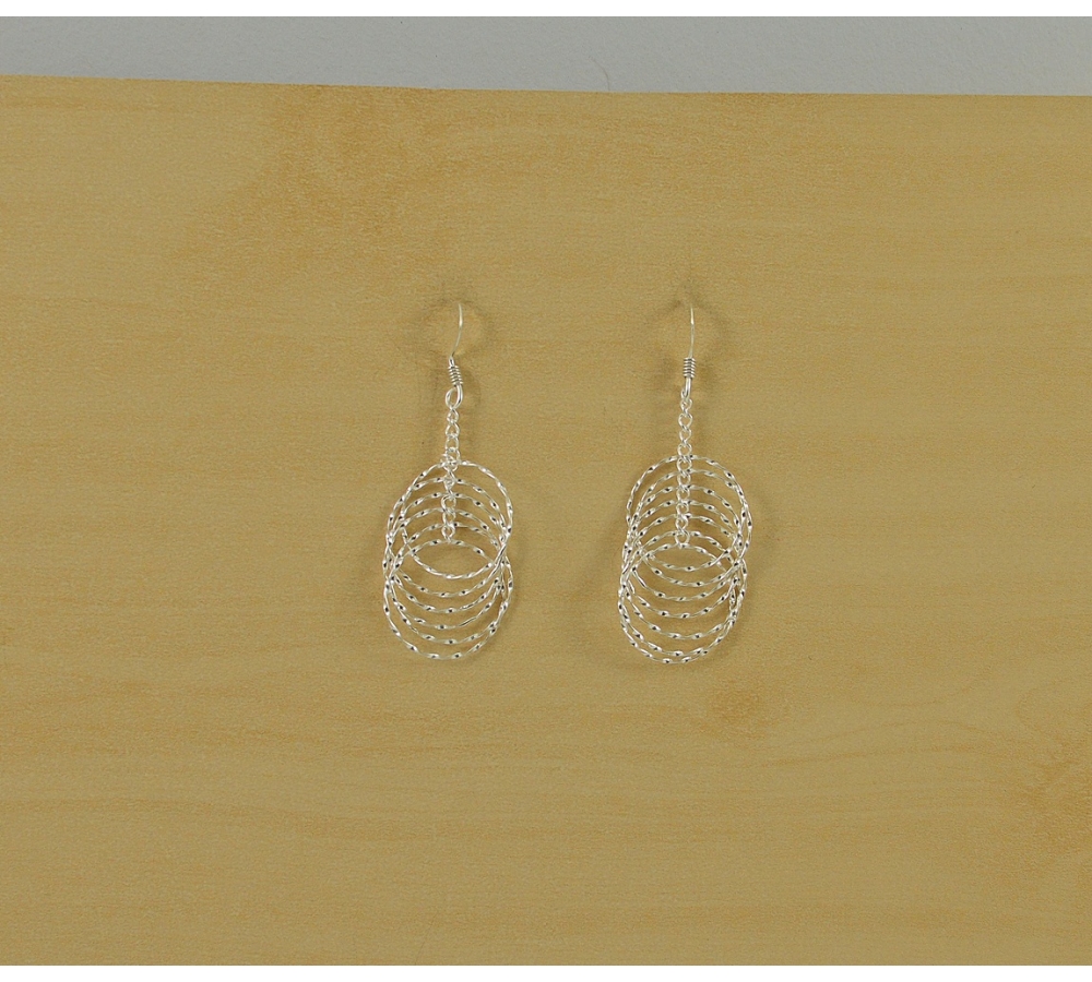 S0034 Plain Silver Earring