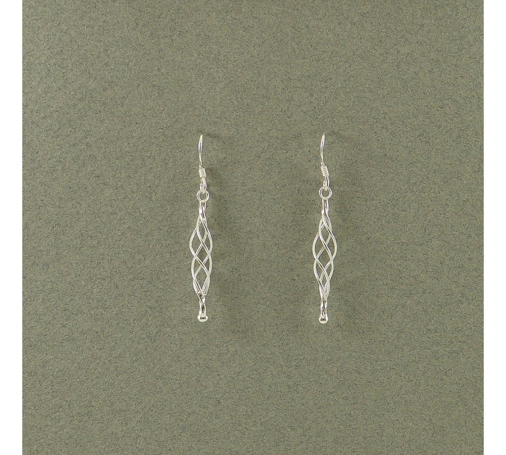 S0014 Plain Silver Earring