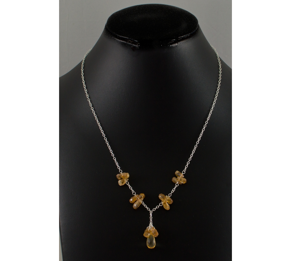 JNSU1211 Lemon Quartz Necklace
