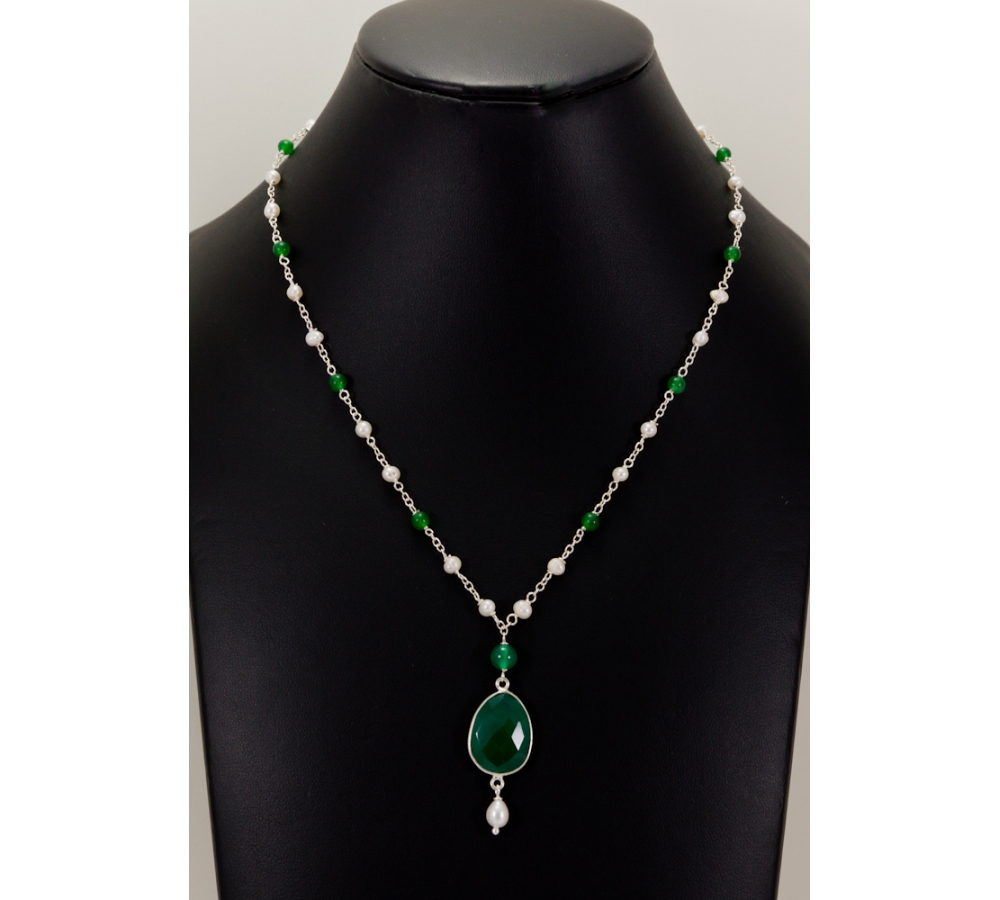 JNSU1226 Emerald Necklace