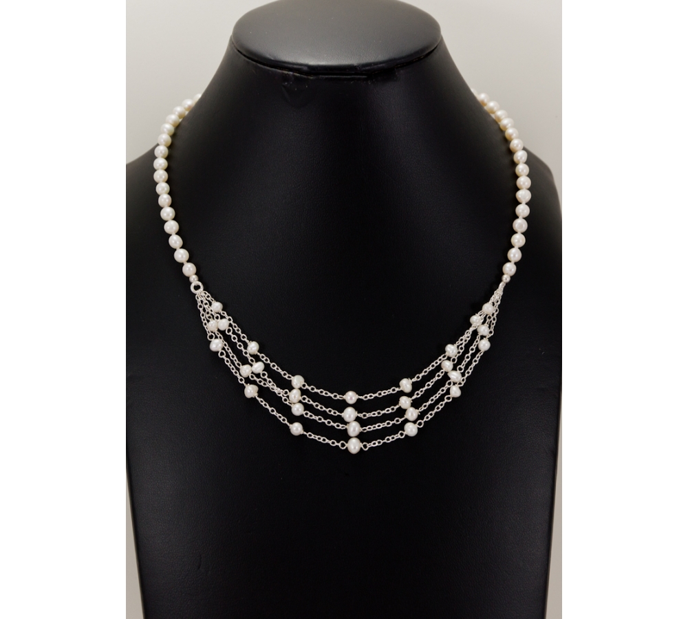 JNSU1249 Fresh Water Pearl Necklace