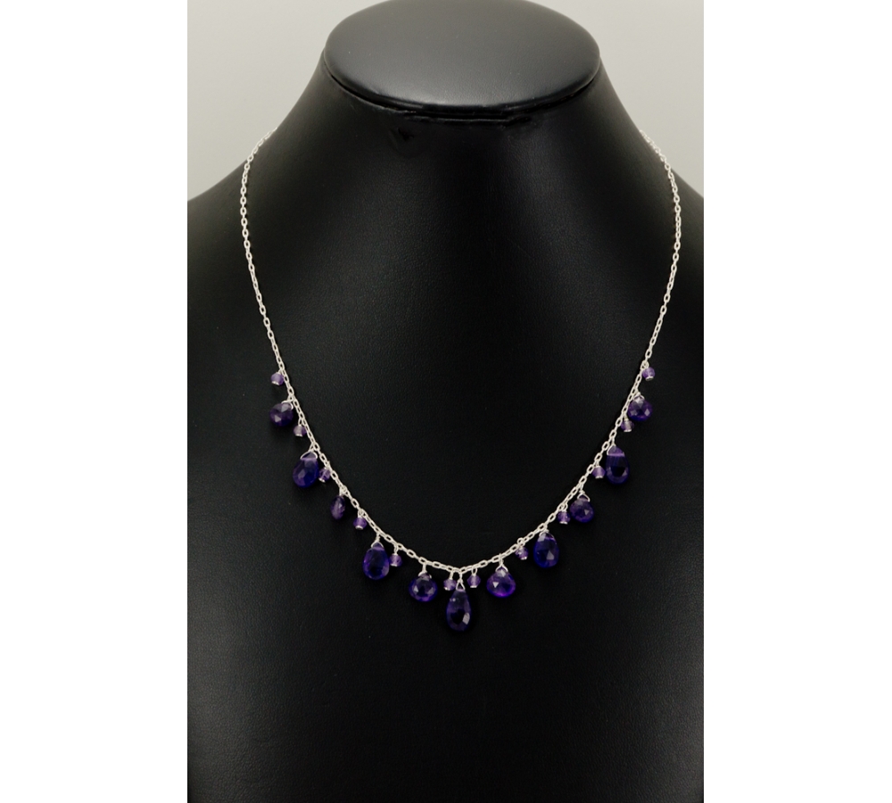 JNSU1251 Amethyst Necklace