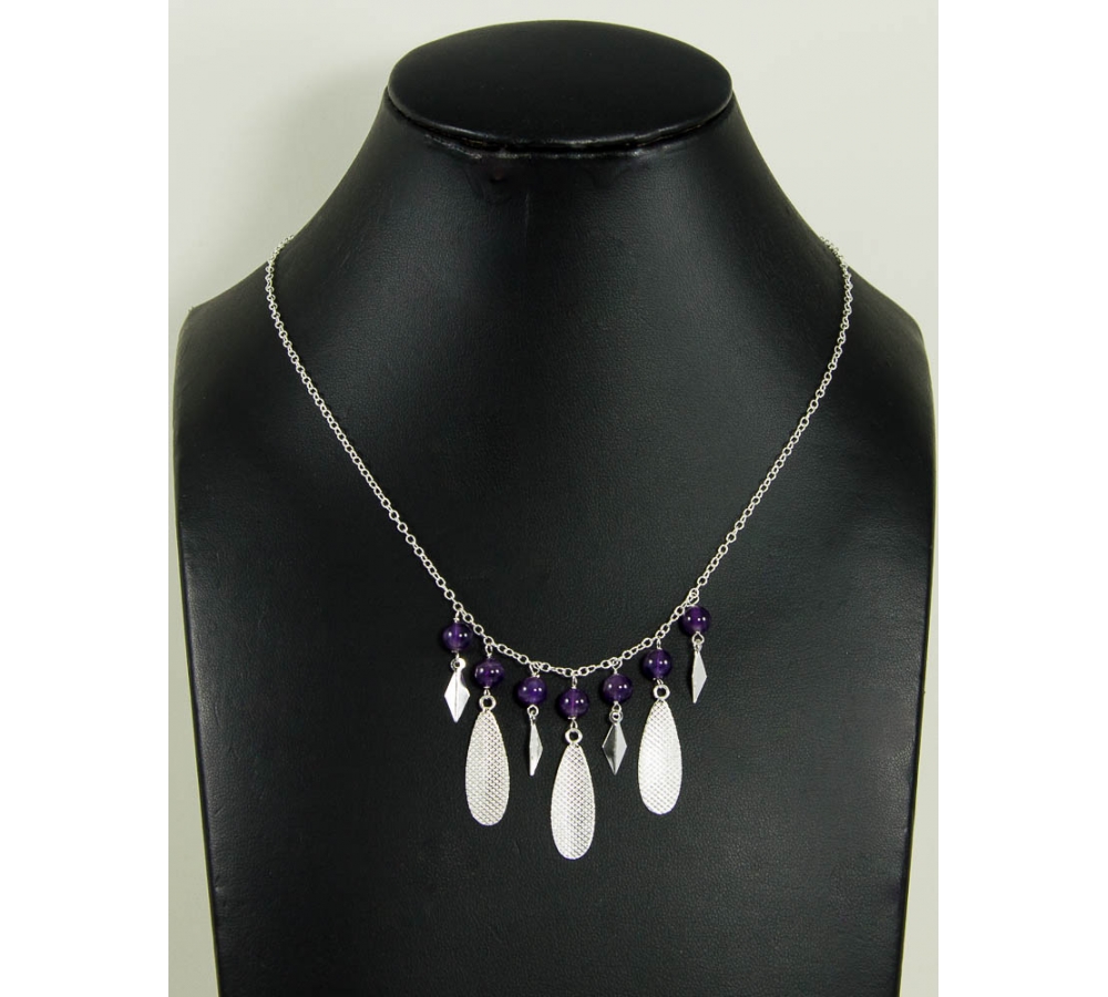 JNSU1279 Amethyst Necklace