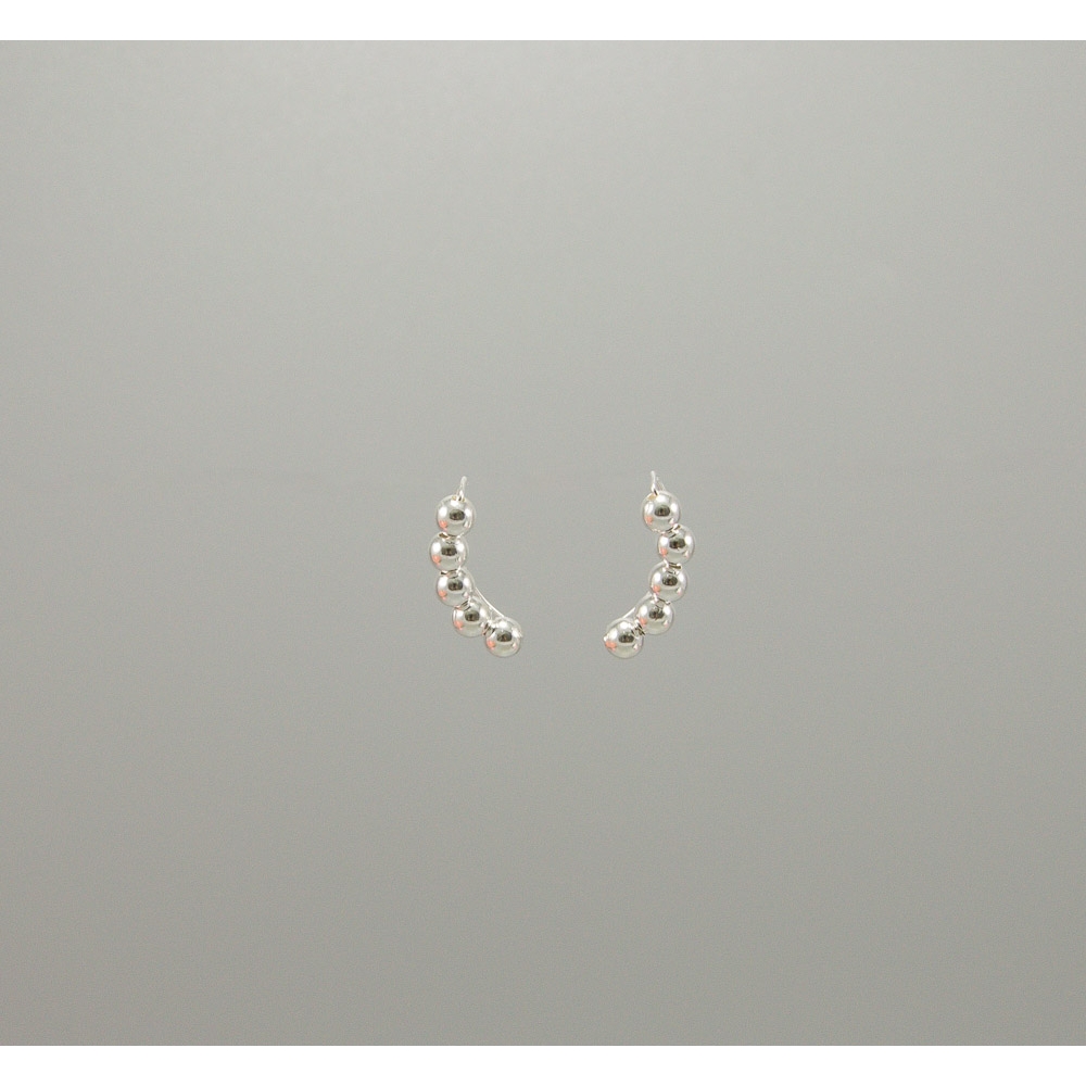 S0432 Plain Silver Earring