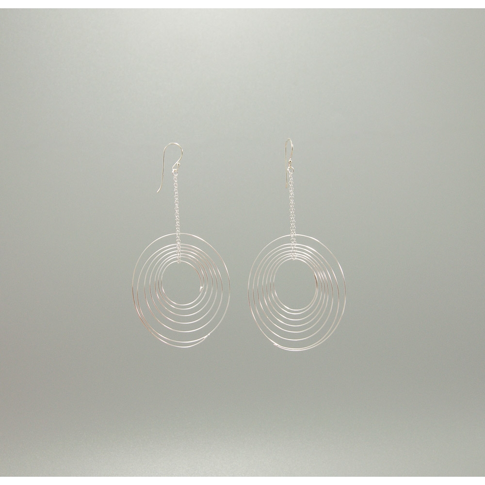 S0428 Plain Silver Earring