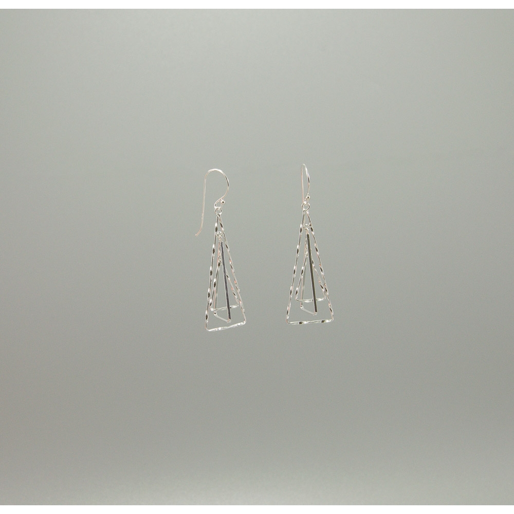S0427 Plain Silver Earring