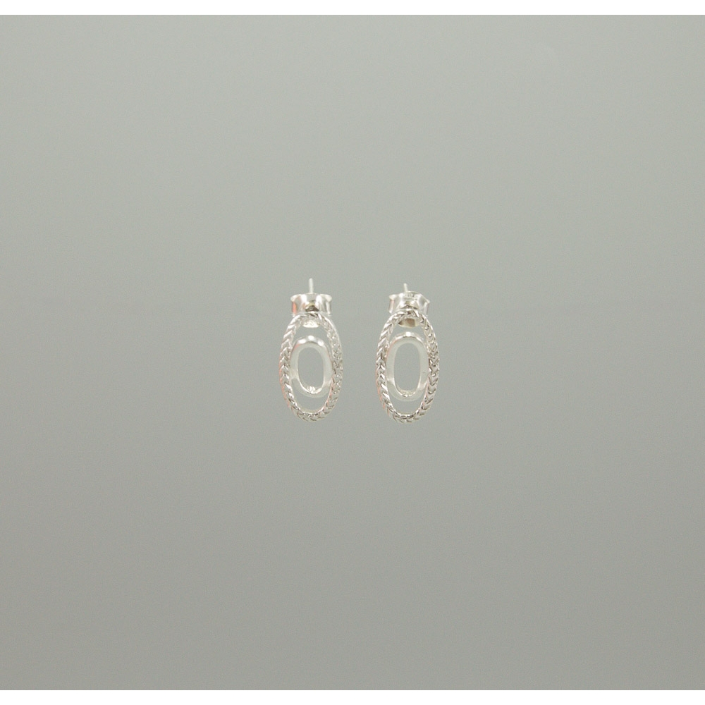 S0426 Plain Silver Earring