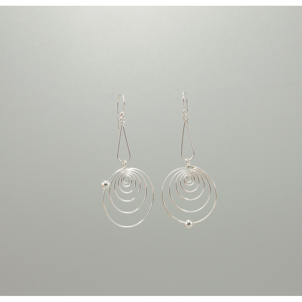 S0425 Plain Silver Earring