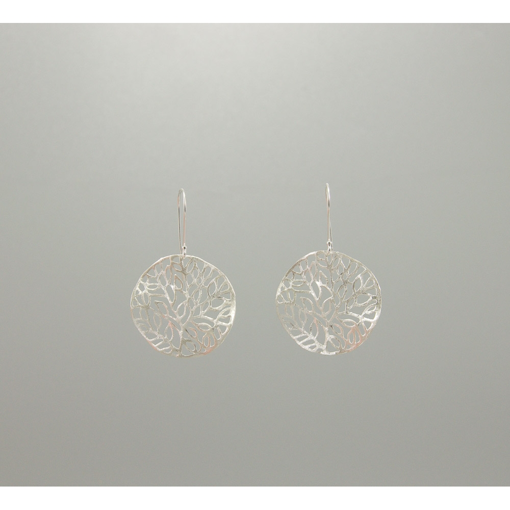 S0422 Plain Silver Earring