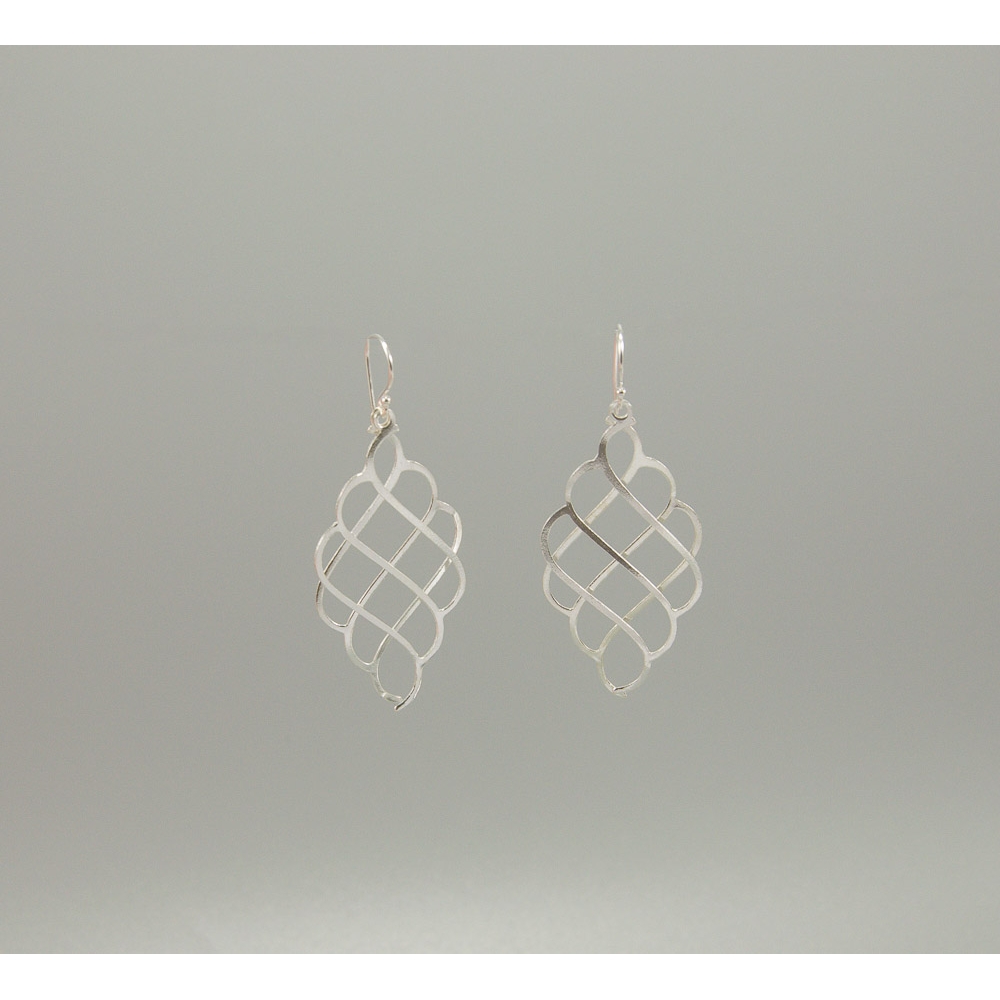 S0421 Plain Silver Earring