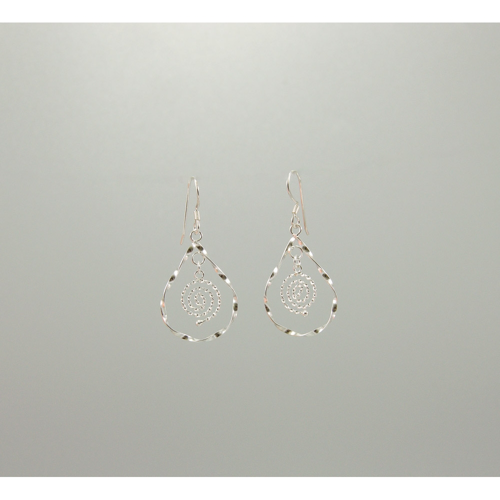 S0420 Plain Silver Earring
