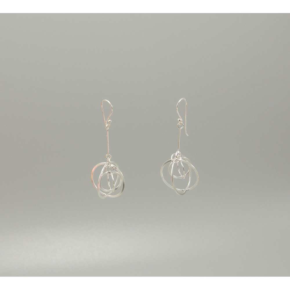 S0436 Plain Silver Earring