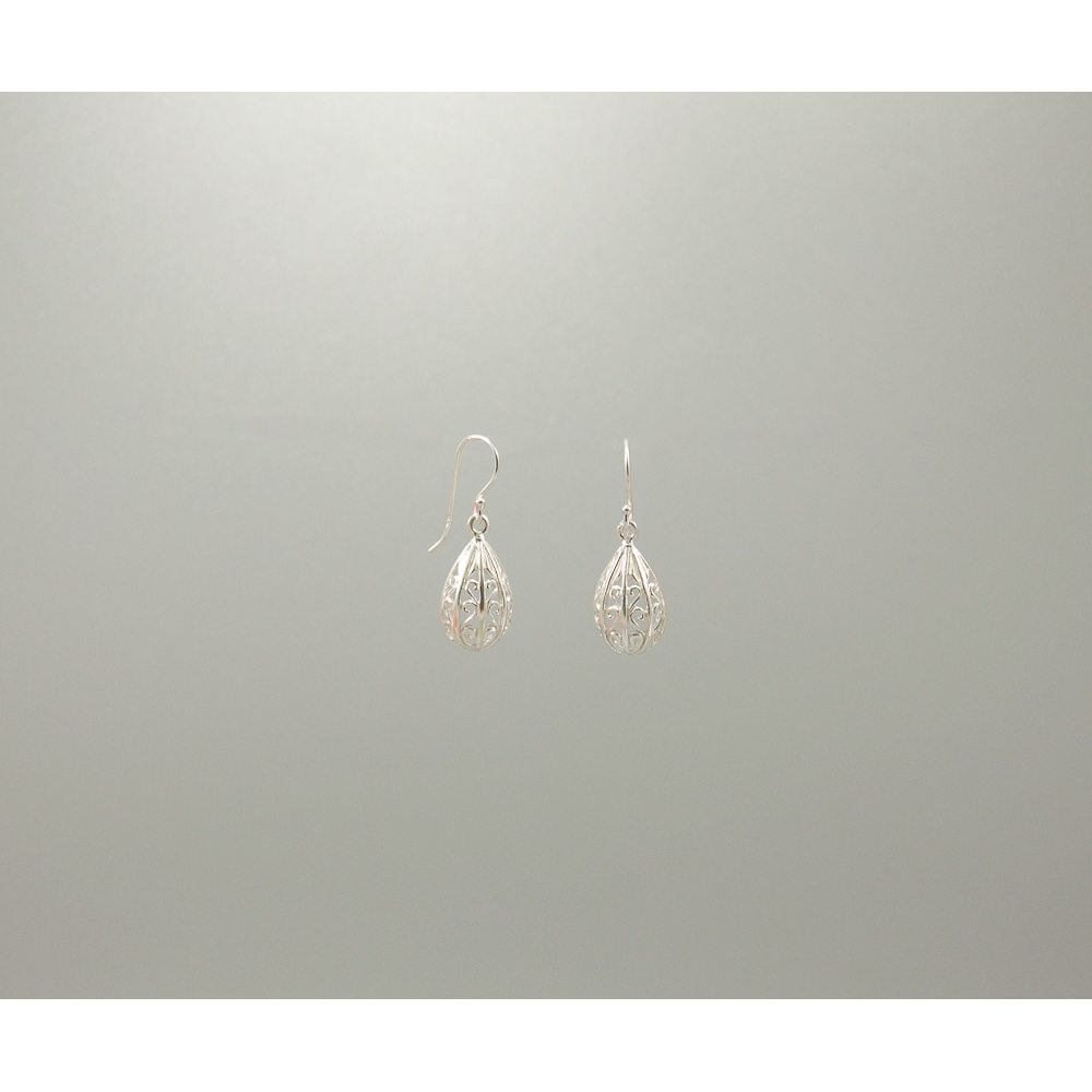 S0406 Plain Silver Earring