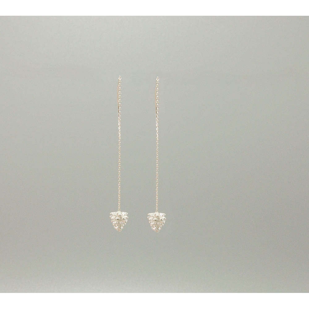S0408 Plain Silver Earring