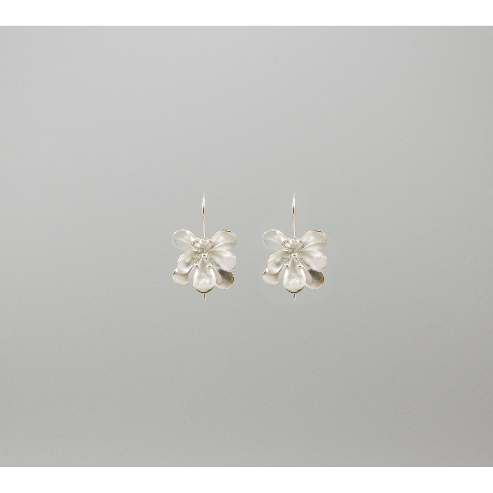 S0411 Plain Silver Earring