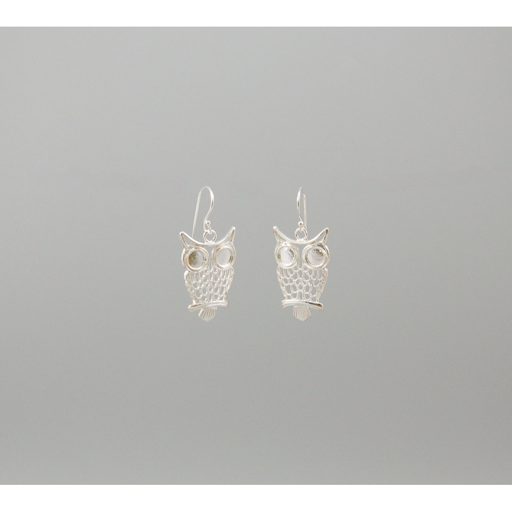 S0412 Plain Silver Earring
