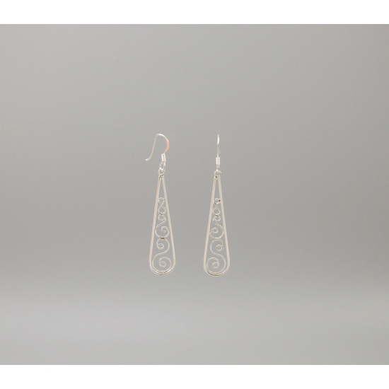 S0416 Plain Silver Earring