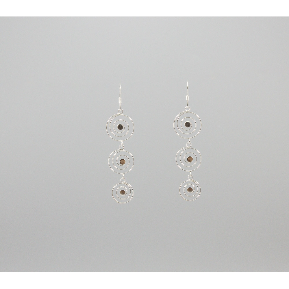 S0382 Plain Silver Earring