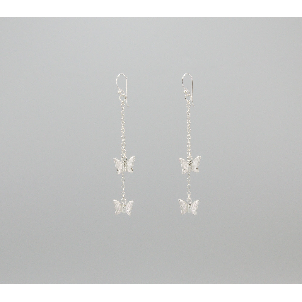 S0384 Plain Silver Earring