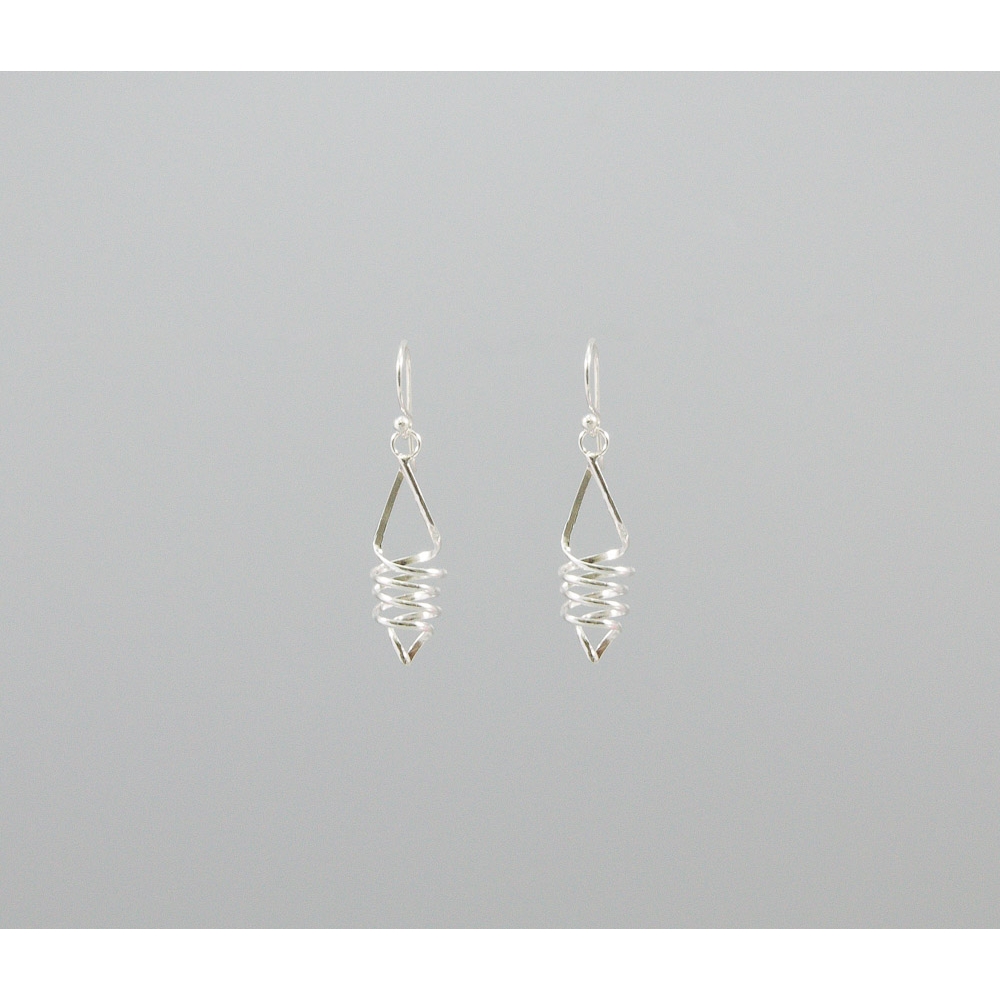 S0385 Plain Silver Earring