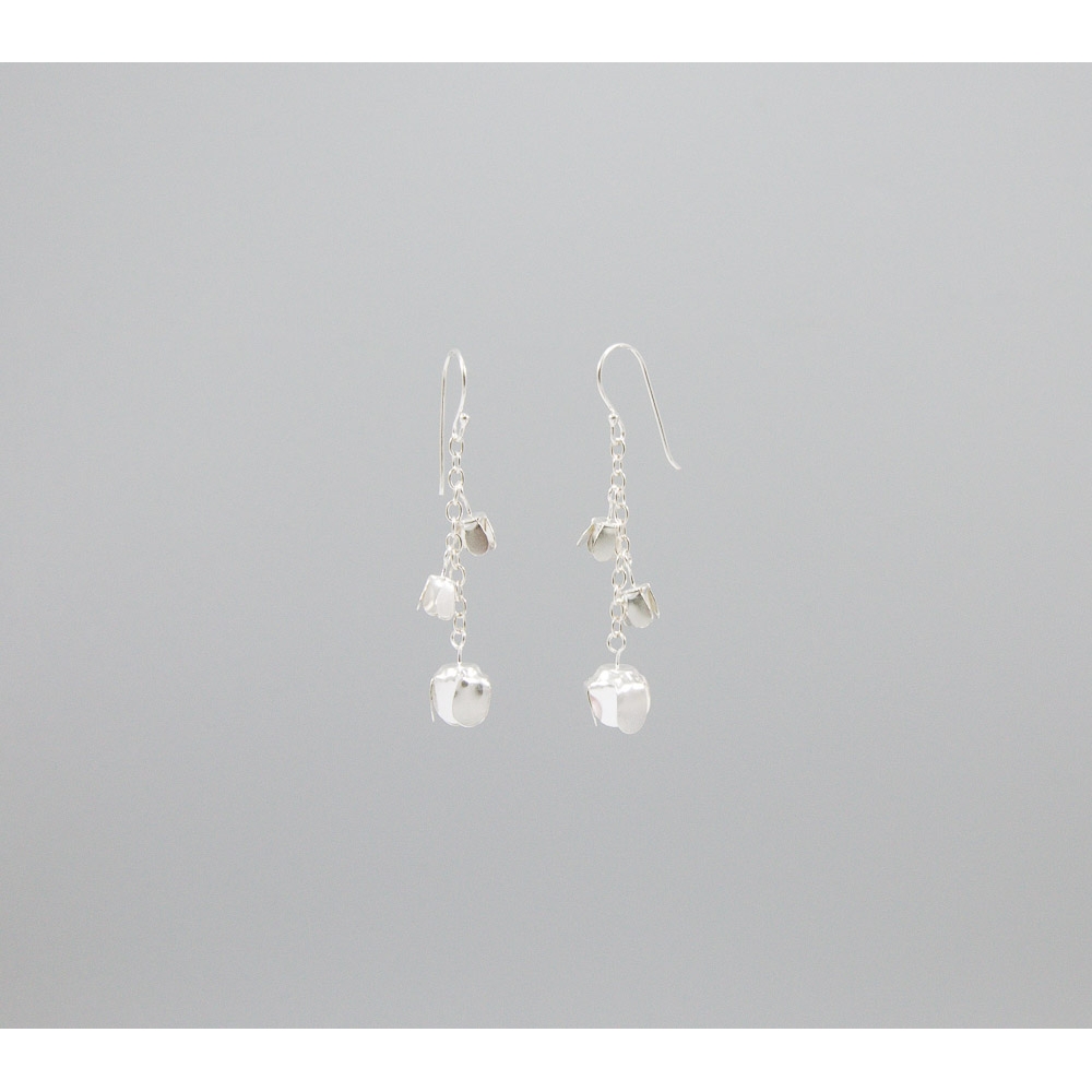 S0378 Plain Silver Earring